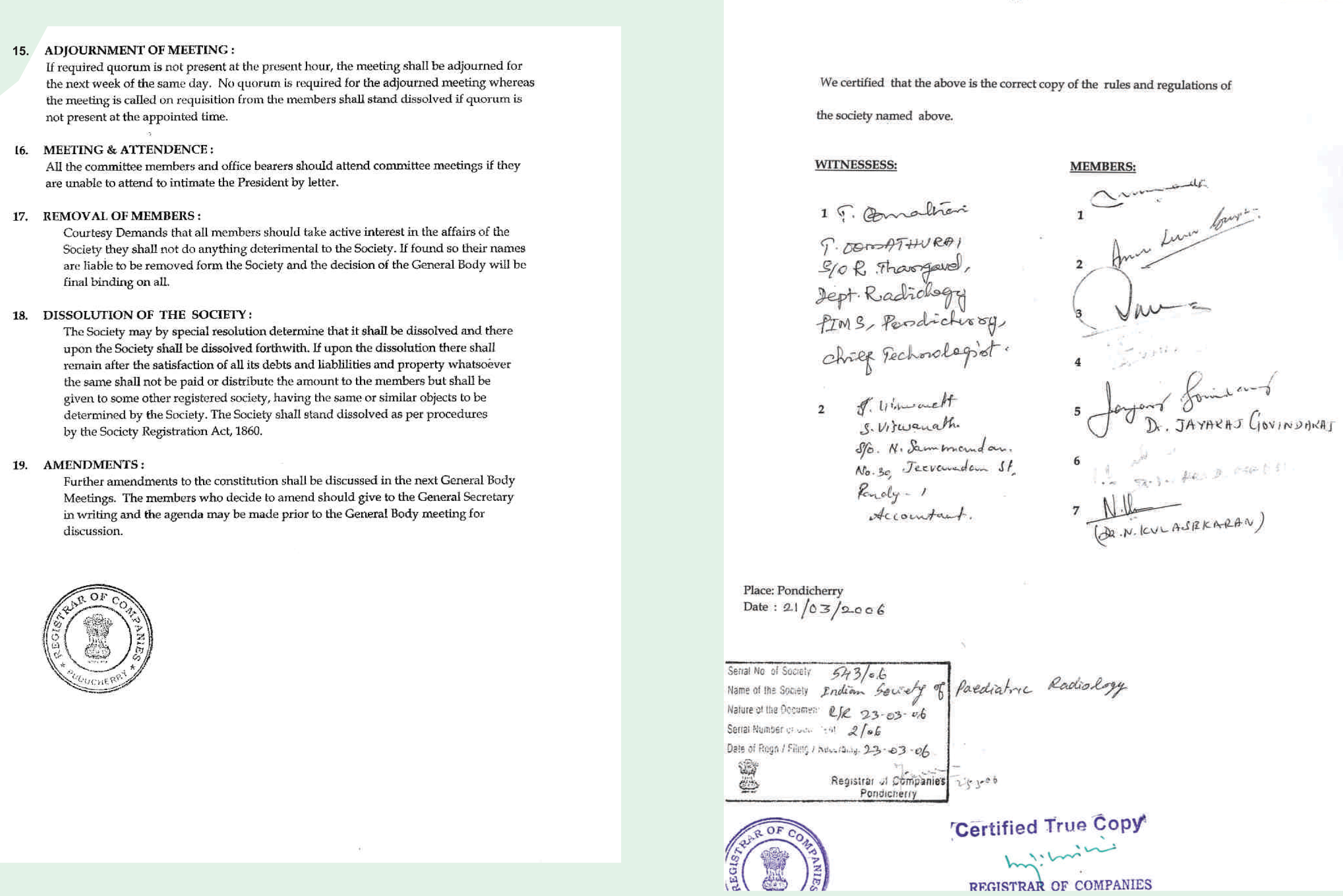 Rules and Regulations (Part 2)